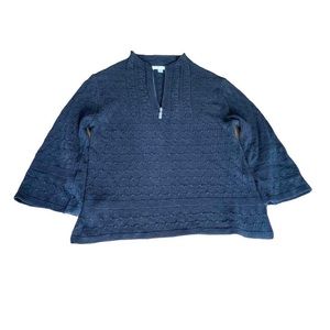 Coldwater Creek Black Knit Sweater